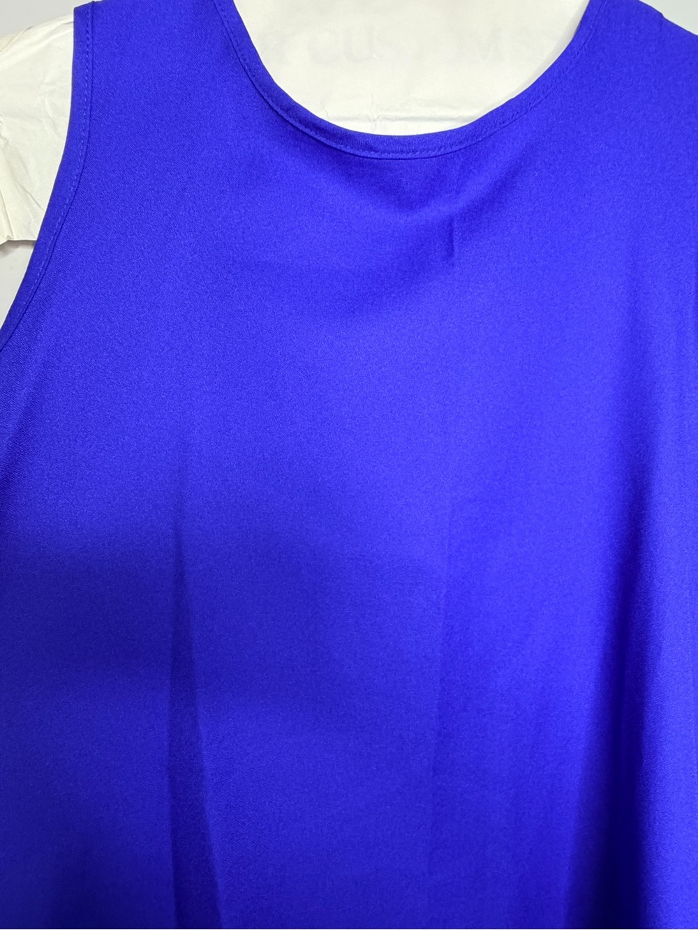 Royal Blue Sleeveless High-Low Dress Size M - Picture 4 of 5